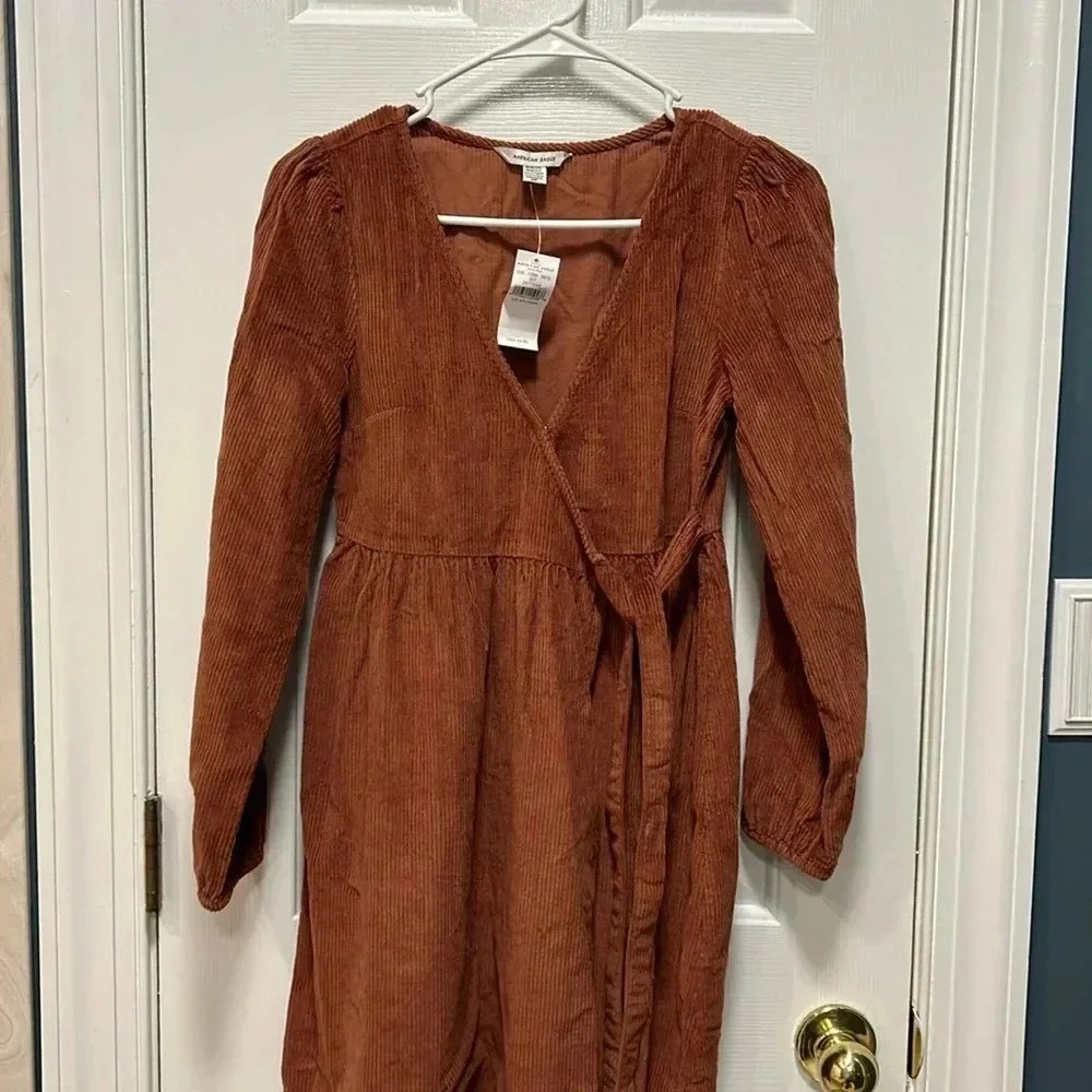 American Eagle Corduroy Dress Size XSP Fall, Boho